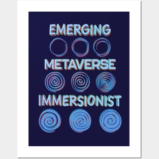 Emerging Metaverse Immersionist Posters and Art